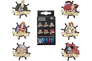 Loungefly - One Piece - Monkey D. Luffy - Tattoo Style Enamel Pin - 1 Of 6 To Collect - Styles Vary - Blind Box - Emaille-Nadeln - Niedliche Brosche Zum Sammeln - Für Rucksäcke & Taschen