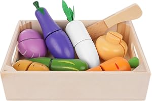 ISO TRADE Giocattolo da cucina frutta verdura taglio cibo set coltello tavola 11207