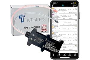 TruTrak Pro 4G - FMT200 4G GPS Tracker - Real Time Vehicle Tracker - Van, Caravan, Motorhome, Tractor, Bus & Car Tracker - Pay As You Go, 12-24V Self Install Including SIM & Data