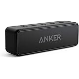 Anker SoundCore 2 Bluetooth Lautsprecher, Enormer mit Dualen Bass-Treibern, 24h Akku, Verbesserter IPX7 Wasserschutz, Kabello