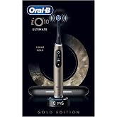 Oral-B iO10 Gold Şarjlı/Elektrikli Diş Fır&ccedil;ası, 1 Fır&ccedil;a Başlığı, Hızlı Manyetik Şarj Cihazı, Uzun &Ouml;m&uuml;rl&uuml; Pil, Şarj Eden Seyah