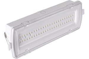 Yasta Lampada di Emergenza da Incasso a Parete 4W Luce LED Fredda 50 LED 400 Lumen Lampada di Sicurezza Da Muro Per Black-Out Luci Emergenza