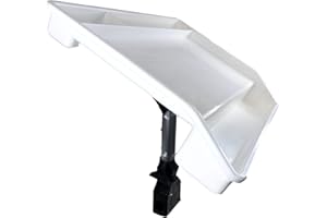 Pactrade Marine Fishing White Fillet Table Bait Cutting Board Single Rail Mount