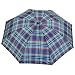 FabSeasons Unisex Blue Checks Print, 3 Fold Fancy Manual Umbrella for Rain, Summer & All weather conditions RS.349.00