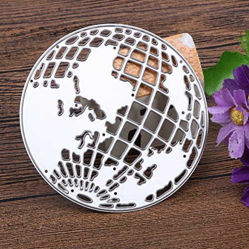 Amazingdeal365 Karte Metall Form Schablonen Schneiden DIY Dekor Sammelalbum Karten Buchzeichen Lesezeichen als Geschenk für Freunde Geburtstag Kinder,Kindergarten Hobby Schule Handarbeit Unterricht usw. Ein tolles Geschenk! - 2