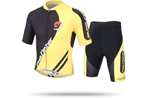 LSERVER-Kinder Radtrikot-Set (Fahrrad Trikot Kurzarm + Radhose)
