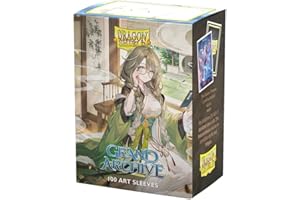ARCANE TINMEN Dragon Shield: Grand Archive Kongming - Matowe rękawy na karty artystyczne 100 ct - kompatybilne z Magic The Gathering, Pokémon, Yugioh TCG i LCG, dla Toploaderów