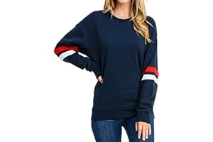 Neitooh Sweatshirt Damen Rundhals Sweatshirt Damen Baumwolle Pullover Damen Langarmshirt Casual Oberteile Tops