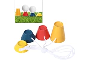 VORCOOL Winter-Golf-Tees Set (4er Pack) – Jumbo Gummi-Tees für Harte Böden & frostige Bedingungen