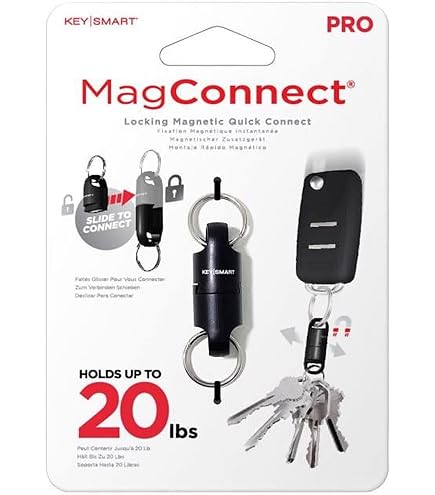 Titanium Quick Release Sleutelhanger Multifunctioneel Afneembaar Sleutelhanger met Sleutelhangers Uittrekbare Mini Sleutelconnectorlinker 360 °Rotatie voor Vissen Wandelen en Buiten (Grijs