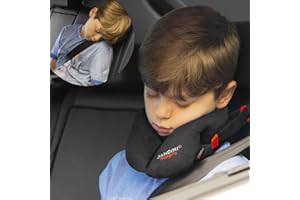 SANDINI SleepFix® Kids Outlast® – Kinder Schlafkissen/Nackenkissen mit Stützfunktion und Temperaturausgleich – Kindersitz-Zubehör für Auto/Fahrrad/Reise – Verhindert Abkippen des Kopfes im Schlaf