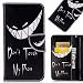 Produktbild LEMORRY Huawei P10 Hülle Tasche Ledertasche Flip Beutel Haut Slim Bumper Schutz Magnetisch Schließung Stehening Soft SchutzHülle Weich Silikon Cover Schale für Huawei P10, Smile