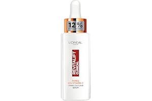 L'OREAL PARIS L'Oréal Paris Pures Sérum 12% vitamine C pour femme : amélioration du teint avec 12% de vitamine C pure + vitamine E + acide salicylique Revitalift Clinical 1 x 30 ml