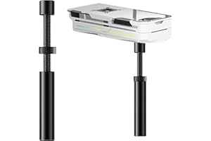 VLYX Soporte de Tarjeta Gráfica, Soporte de Gpu, Ajustable 74-120mm Gpu Soporte de Aleación de Aluminio Gpu Sag Bracket con Imán Gpu Anti Sag Bracket (Negro)