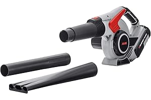 AL-KO Akumulatorowa dmuchawa do liści LB 4060 Energy Flex (bezstopniowa regulacja przepływu powietrza, niewielka waga 2,2 kg, w zestawie 2 nasadki rurowe)