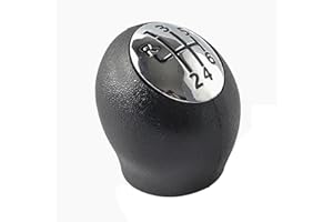 Juttzzei Renault Gear knob, 6 Speed Gear Lever Knob Shift Stick for Opel Vauxhall Vivaro Movano for Renault Laguna Scenic 3 Megane 3 Master Trafic for Dacia Duster Dokker Lodgy Gear Stick knob-Black