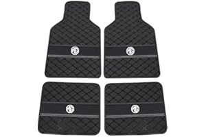 AYBEN Alfombrillas Coche para MG ZS 2017-2024, Juego Completo Protección Moqueta Interior Impermeable, Fácil de Limpiar, Accesorios Coche,All Black