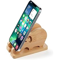 Amplificatore Per Telefono In Legno SIBOMTEX - Supporto Da Scrivania Naturale Per Migliorare L'Audio - Foto 4