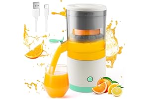 AIWEIYER Electric Citrus Juicer Fruit Squeezers Machines, for Oranges/Lemon/Grapefruit, with Powerful Motor, Efficient, Healthy, Nutritious and Fresh Juices, 45 W, 1 Liter, White