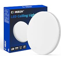 ONSSI LED-Deckenleuchte Quadrat 22x22 Cm - 20W, Kaltweiß, 5er Pack