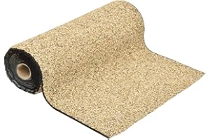 vidaXL Revêtement de Pierre Bâche d'Etang Revêtement d'Etang de Jardin Bâche de Bassin Revêtement de Bassin Extérieur Sable Naturel 500x60 cm