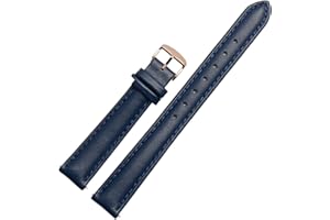 ELEGANTYL 12mm - 20mm Bracelet de montre en cuir véritable Montre pour femme Bracelet de remplacement Accessoires de montre