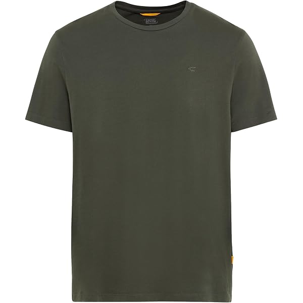 Camel Active T-shirt Henleys à manches longues en mélange