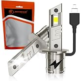 Joyecar H1 LED Far Ampul&uuml;%500 fazla ışık, Mini Soğutma Fanlı, Y&uuml;ksek Performanslı Ara&ccedil; Aydınlatma Sistemi, G&uuml;m&uuml;ş