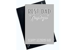 PEACHY ANTICS Father's Day Cards For Dad Best Dad Goes To You Greeting Card Joke Laughter Fun Novelty Grey Card SP53