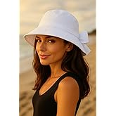 MYZİ STORE- Fiyonk Detaylı Bucket Kadın Viz&ouml;r Yazlık Şapka (BEDEN AYARLI)