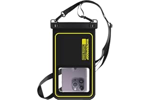 MR.LUYU Groß wasserdichte Handyhülle, IPX8 Schwimmend Wasserfeste Handytasche Unterwasser Handyhülle für iPhone 14 Pro Max 13 Pro 12 11, Samsung S23 S22, Huawei, Xiaomi, bis zu 8 Zoll