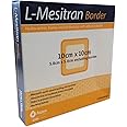 L-Mesitran Border Hydro-Active Honey Wound Dressing With Adhesive Border 10cm x 10cm - Pack of 10