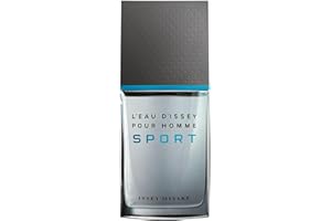 Issey Miyake - L'Eau d'Issey Pour Homme Sport Eau de Toilette – Frisch-holziger Duft mit Grapefruit, Vetiver & Zedernholz – Inspiriert von der Natur – Herrendüfte in verschiedenen Größen erhältlich.