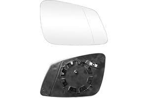 TTCR-II Calentado Retrovisor Espejo Compatible con Espejo de Cristal BMW Serie 1 2 3 4 5 6 7 i3, Retrovisor Exterior F20 F21 F22 F30 F31 F32 F33 F36 F10 F11 F12 F01 F02 F06 F07-Derecha