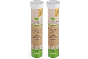 LUCKY PLANT 2x Pflanzenstärkung Tablette | Stärkeres Pflanzenwachstum & längere Blütezeit | Zimmerpflanzen, Sträucher, Rasen, Obst & Gemüse | unbedenklich für Tiere & Natur | 2x 20 Tabletten (2)