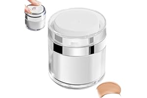 TCASENER 50ML Vasetti Dispenser Crema Viso, Riutilizzabile Vasetti di Pompa, Dosatore Contenitori Cosmetic Cream Bottiglie Flaconi Viaggio