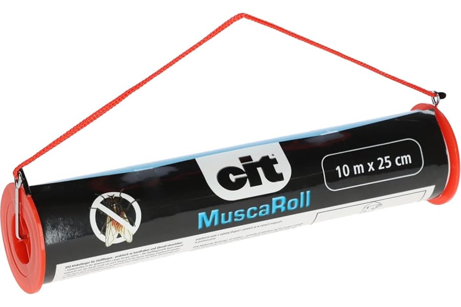 cit Kerbl Stable fly roll Eco 10 m x 25 cm, white