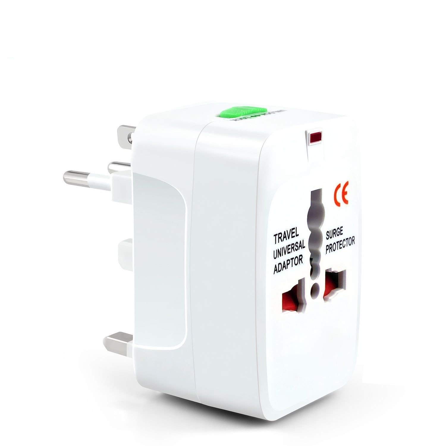 RATNA DISTRIBUTORS All in One USB Universal Worldwide International Travel Adapter Plug for Laptops, Cameras (Supports Over 150 Countries Including US, AUS, NZ, Europe, UK)- White