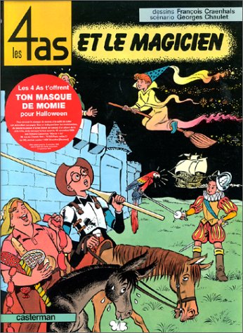 couverture de : Les 4 as et le magicien