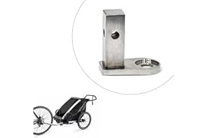 OWOAOOWL Fahrradanhänger Kupplung,Adapter für Fahrradanhänger bis 2015 Achskupplung Vierkant Universal Edelstahl Achsadapter,Fahrradanhänger Adapter