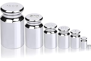 ANATI 7 Stüc Kalibriergewicht, Eichgewicht Gramm Set, Maß Gewicht für Digitale Waage Balance (1g 2g 5g 10g 20g 50g 100g)