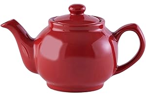 Price & Kensington Brights Red 2Cup Teapot, Ceramic, Multi-Colour, 2 Cup