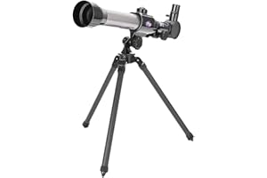 HOLSHOP Telescope Astronomique Adulte Enfants Débutants, Télescope Réfracteur Portable HD 70mm, avec Trépied Réglable, 20X-30X-40X Magnification Telescope