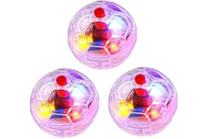Sysow 3 x Geisterjagd-Bewegung-Bälle, blinkend, paranormale Ausrüstung, Haustier-Spielzeug