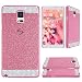 Produktbild Asnlove Kristall Schutzhülle für Samsung Galaxy Note 4 N9100 Bling Hart Hülle Case Schutz Etui Schale Cover Tasche Glitter Rückseite(Rosa)