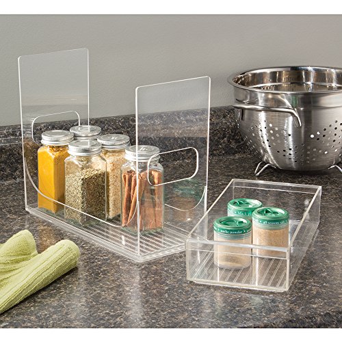 InterDesign 68530EU Schrank-Boxen Gewürzregal, durchsichtig - 3