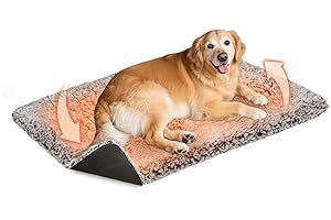 Votoko 115x72cm Selbstwärmende Katzendecke Extra Groß für Katzen und Hunde, Abnehmbar Selbstheizende Decke Heizdecke Ohne Strom Geräuschlos Flauschig, Waschbare Katzendecke Winter Outdoor Indoor