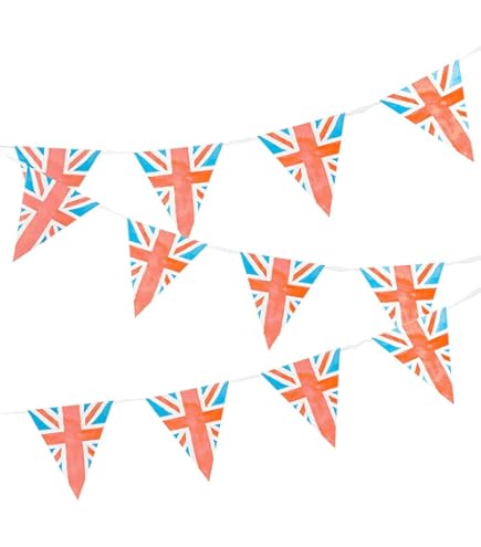 Talking Tables Royal Union Jack Flag Disposable Cups-Recyclable Paper - View #5