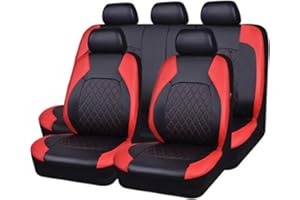 HODGON Voiture Ensembles De Housses Siège pour Dacia Sandero Stepway 3.GEN 2.Gen 2012 2013 2014 2015 2016 2017 2018 2019 2020 2021 2022 2023, Confortables Respirant Interieu Accessoire,D