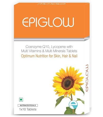 EPIGLOW Tablets Multi Vitamins and Multi Minerals for Skin, Hair & Nail - 10 Tablets (Pack Of 3)